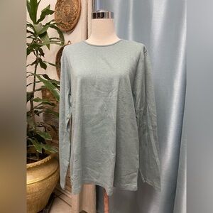 Pendleton Women's Long Sleeve Top - Soft Gray